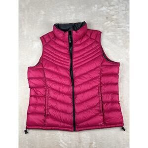 Xersion Packable Premium Down Vest Pink XL Women Hiking Backpacking Camping